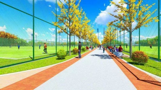 上海市民体育公园一期项目开工！将打造全民健身型足球乐园
